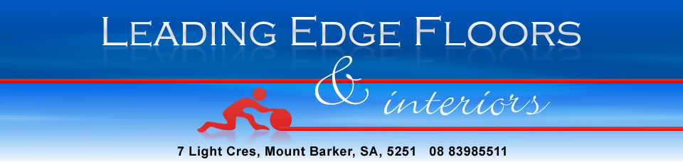 Logo for Leading-Edge Floors & Interiors  -  Ph: (08) 8398 5511