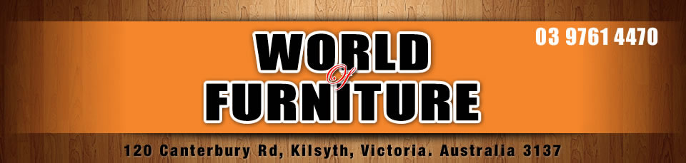 Logo for World Of Furniture - Kilsyth - (03) 9761 4470