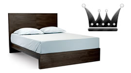 Left Image Crown Bed