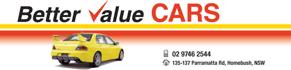 Better Value Cars - Homebush - (02) 9746 2544