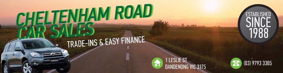 Logo for Cheltenham Road Car Sales - Cheltenham - (03) 9793 3305