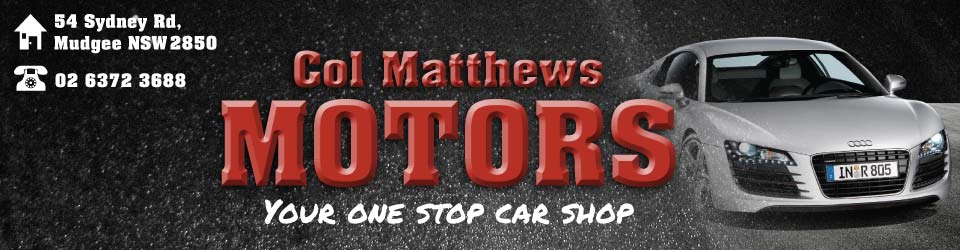 Logo for Col Matthews Motors - Mudgee - (02) 6372 3688