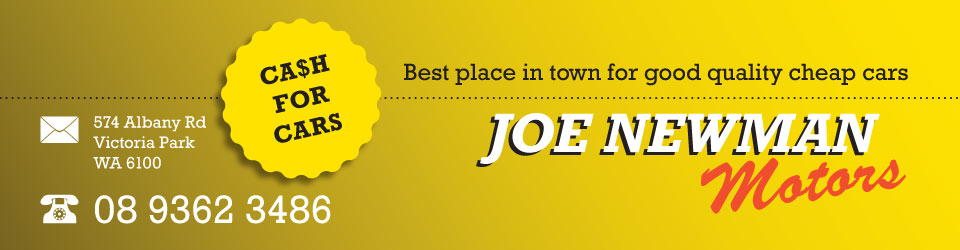 Logo for Joe Newman Motors - Victoria Park - 08 9362 3486