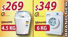 Specials on Washers & Fridges